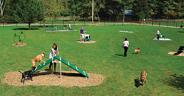 Take It Outside Barkpark By Ultrasite Provides Commercial Dog Park Products That Promote Healthy Behavior In Dogs And Owners The Expert Course Shown Here Is One Of