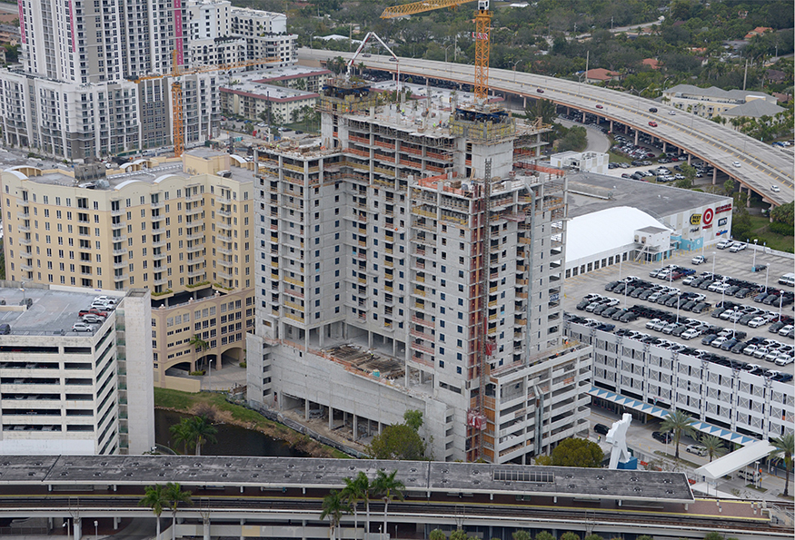 Motion at Dadeland tops off at 25 stories MH PRO